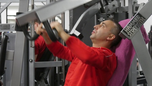 muži A, první trénink roku 2023 ve fitness centru, 10.1.2023, foto: Václav Mlejnek